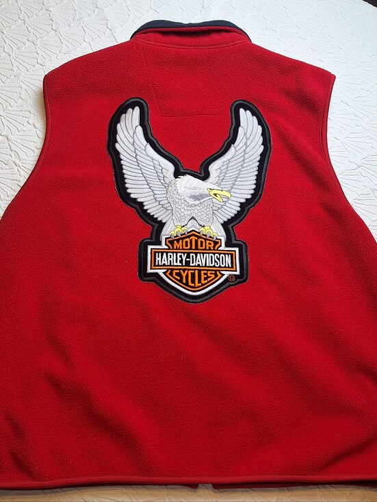 Devon & Jones Other - Devon & Jones Red Sleeveless Fleece Vest Size XL